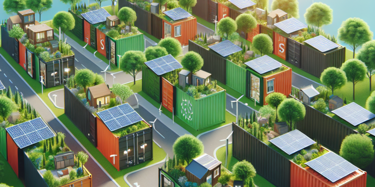 Conteneurs Éco-Habitats: Espaces de vie compacts & durables pour un futur écolo