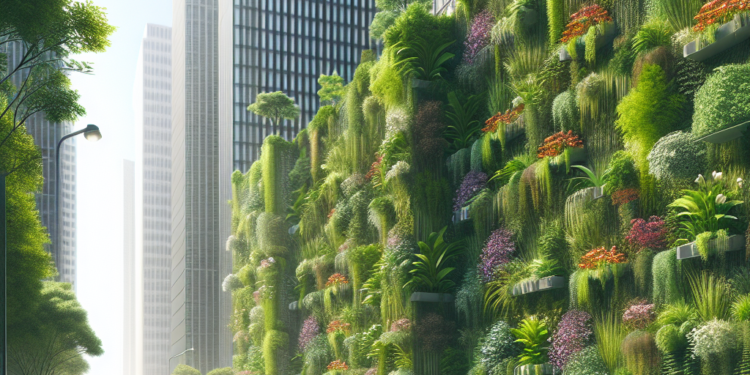 Création d'espaces verts verticaux : respirez mieux en ville, détendez-vous !