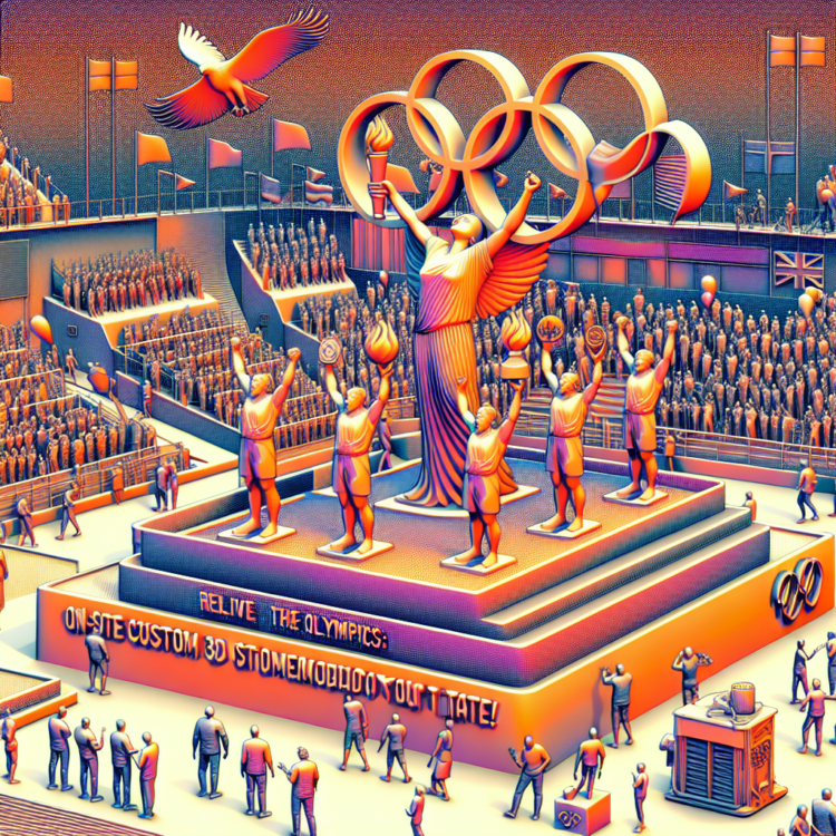 Revivez les Olympiques: Souvenirs 3D personnalisés sur place à votre goût !