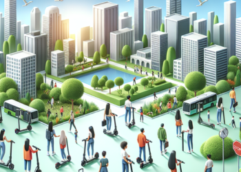 Révolution Urbaine: Scooters Électriques Pliables pour un Futur Écologique en Ville