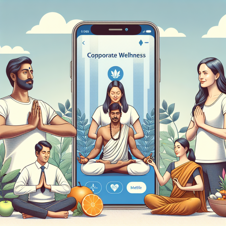 Programme Bien-être Entreprise: Méditation, Yoga & Nutrition via une App Innovante