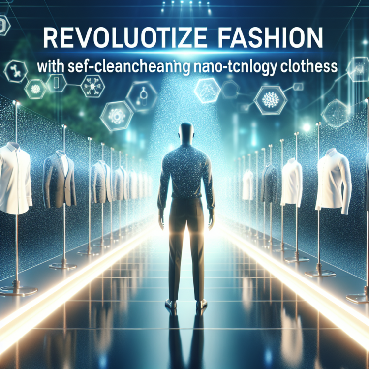 Révolutionnez la mode avec des vêtements auto-nettoyants à nano-technologie!