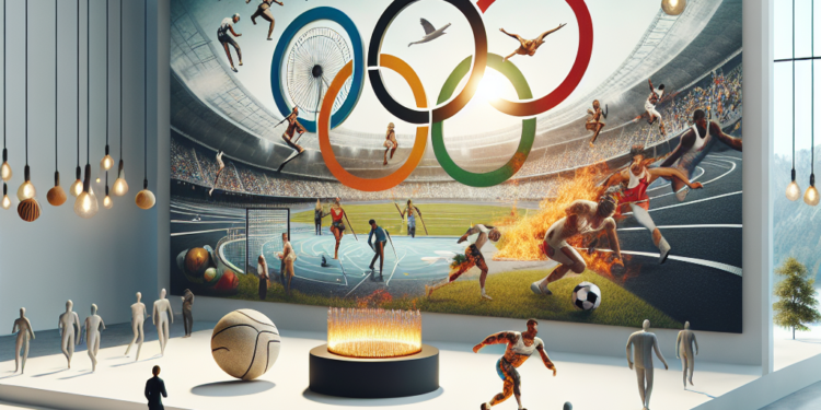 Sport et Olympisme: L'Art en Mouvement dans des Galeries Éphémères