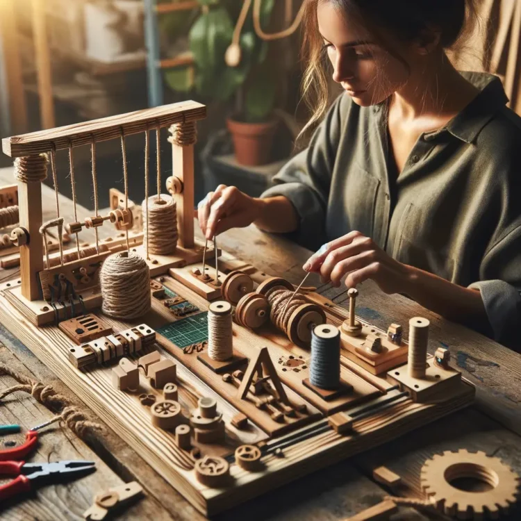 busy board fabrication jeux Montessori educatif