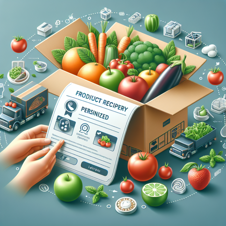 Livraison de produits frais et recettes sur mesure à votre porte